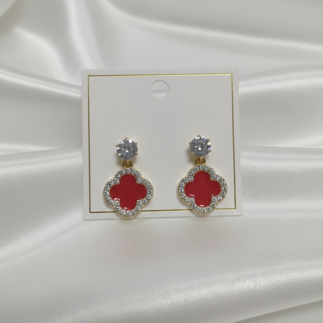 Red Trendy Earrings