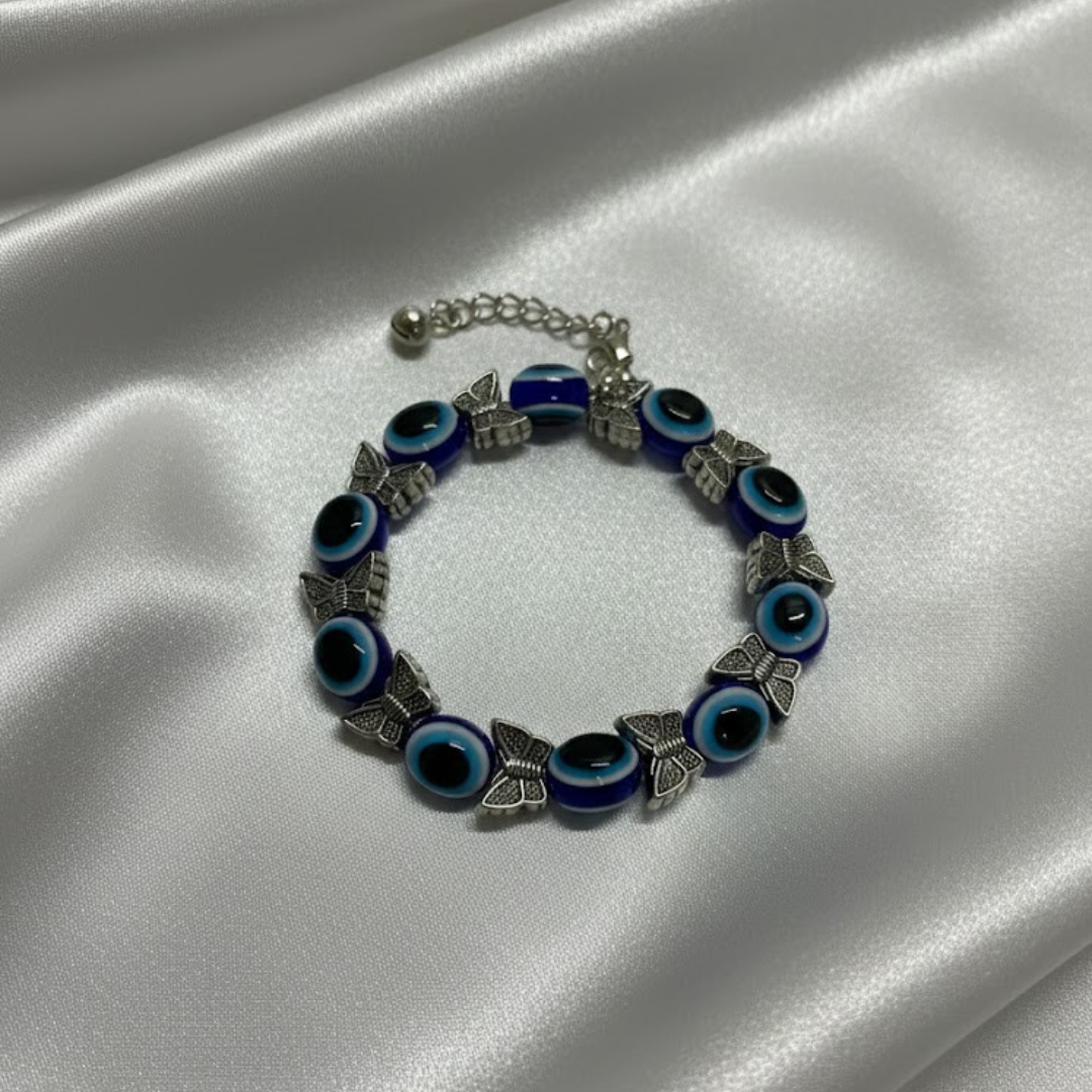 Evil Eye With Butterfly Daily Wear Bracelet
