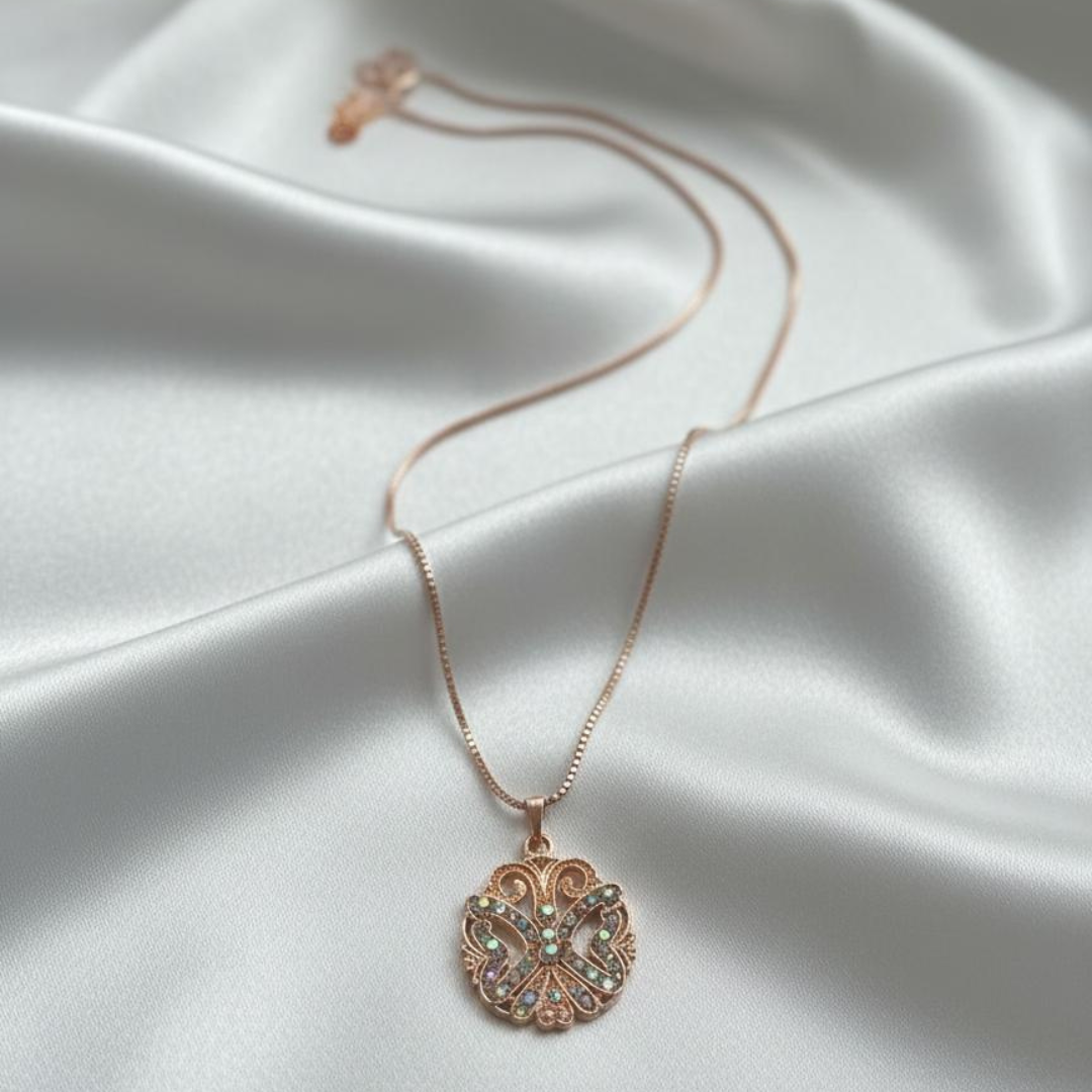 Rosegold Butterfly Daily Wear Chain