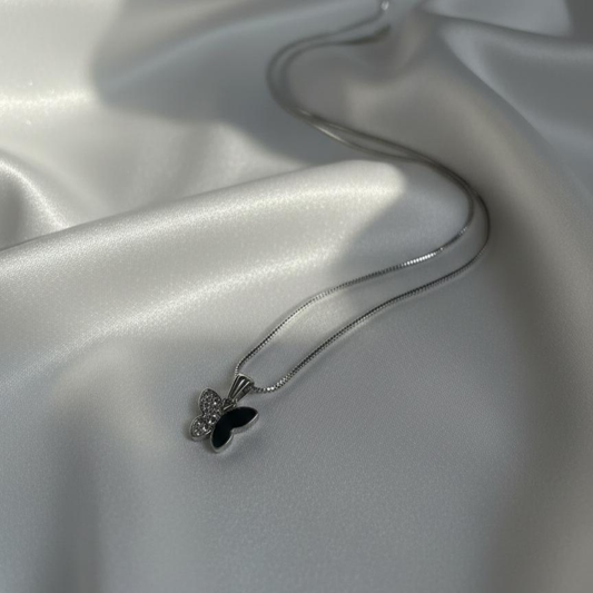 Silver Aesthetic Butterfly Daily Wear Chain