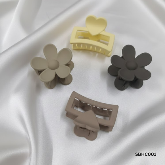 New Korean Hair Clips Combo Set of 4