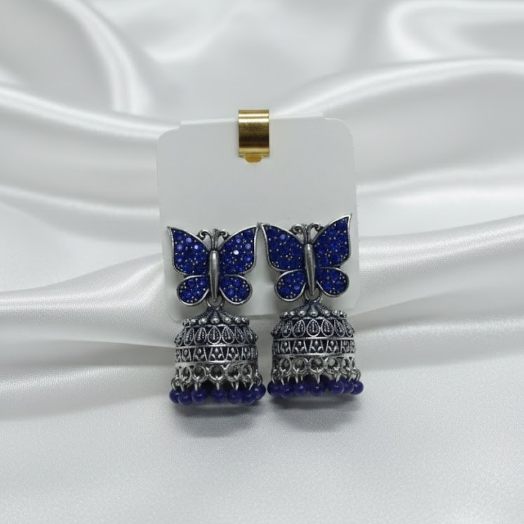 Blue Butterfly Earrings