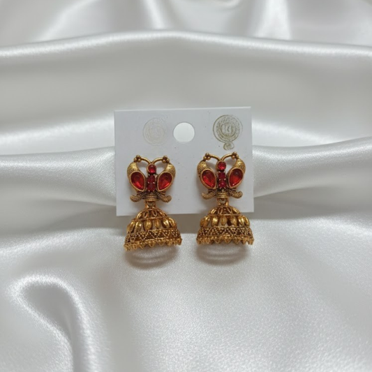 Red Function Earrings