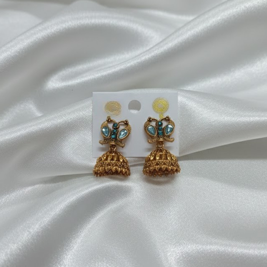 Blue Function Earrings